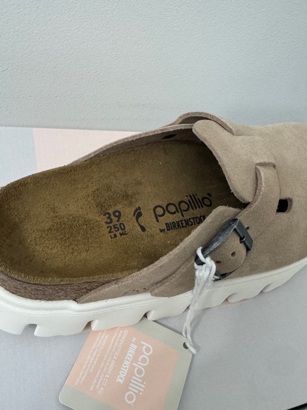 Birkenstock Papillio Boston Chunky Platform Clog EU 39 US 8–8.5 Narrow , NEW - Picture 6 of 15